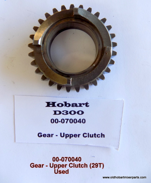 Hobart D300 00-070040 29 Tooth Upper Clutch Gear Used